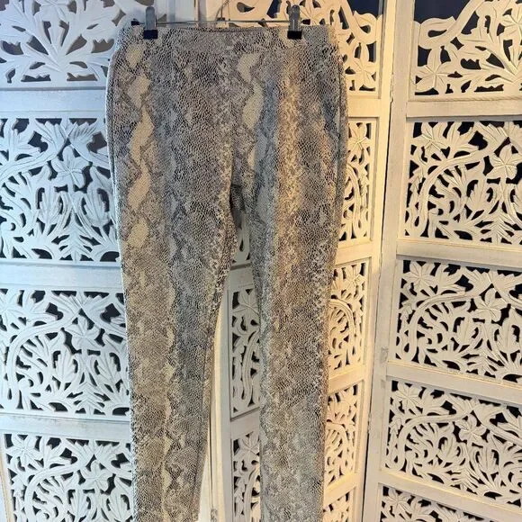NWT Philosophy Faux Leather Snakeskin Leggings Sz S - Picture 1 of 6